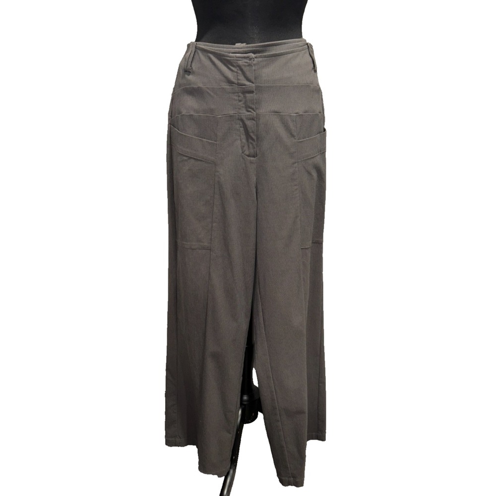Habitat Wide Leg Power Stripe City Pants Size Large Chimera Professional Career